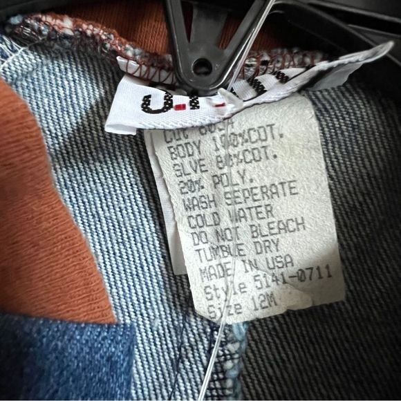 Vintage Spudz Deadstock NWT Football One Piece Size 12 Months - Picture 6 of 7